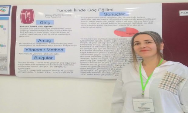Göç sorunumuz, antropoloji sempozyumunda poster bildiri olarak sunuldu